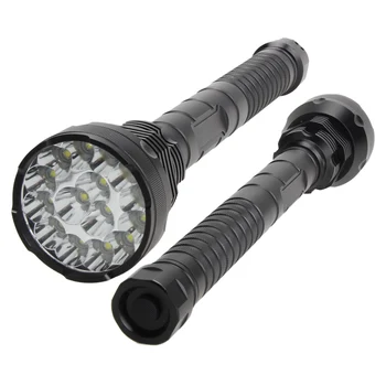 Powerful 18000Lm XM-L T6 LED Flashlight Outdoor Camping 5 Mode 15T6 Flashlights Torch Lamp 4 X18650 with Charger Outdoor Tool