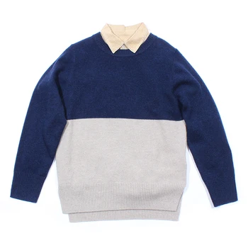Cashmere boys sweater fashion brand cashmere kids sweaters for boys winter spring pullover original design wool sweater