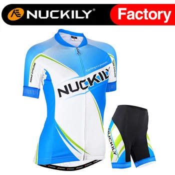 Nuckily Summer Women's high quality Coolmax SS jersey and sublimation short match with MenMA018MB018 for lover GA011GB011