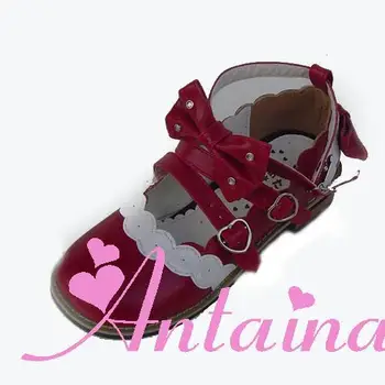 Princess sweet lolita shose Loliloliyoyo antaina lolita rhinestone cute bow shoes 8866