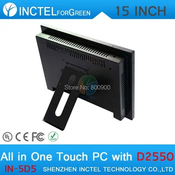 Ultra thin All in One PC 15 inch 4: 3 6COM LPT with high temperature 5 wire Gtouch industrial embedded with 4G RAM only