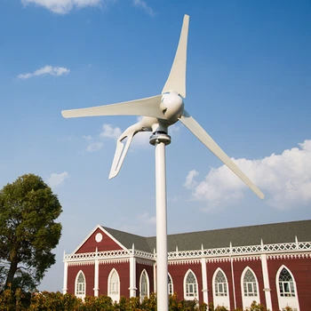 400w Small Wind Turbine+Controller; 3 Leaf blade wind power generation 12V/24V; RoHS, CE, ISO9001 Aproval