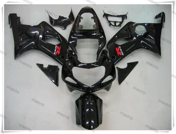 Motorcycle All Black GSXR1000 Fairing Body Work For SUZUKI GSXR1000 GSXR 1000 2000 2001 2002 +4 Gift