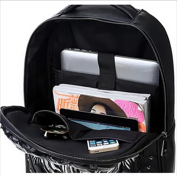 Hi-Q Famous Brand Design men Women Backpacks fashion Travel Animal Leather Backpack School Bag Vintage leather laptop backpack.