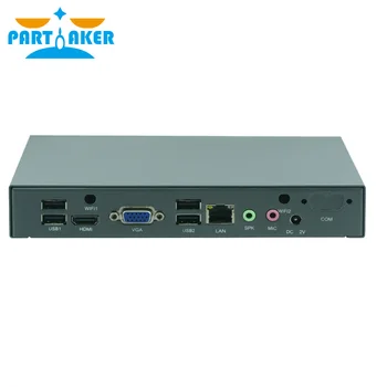Partaker M50 fanless or fan mini pc intel celeron j1800 computer