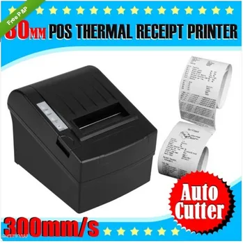 High Speed POS Thermal Receipt Printer 80mm Auto Cutter USB/Ethernet 300mm/s_DHL