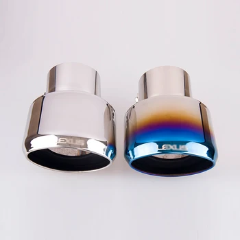 Stainless steel Exhaust Muffler Tip End Pipes with Label 1pcs for Lexus Nx200 Nx300 Rx270 accessories