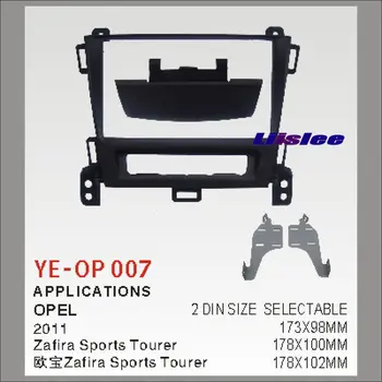 2 DIN Car Refitting Frame Panel For Opel Zafira Sports Radio Stereo CD DVD Player NAVI Navigation / Dashboard ABS Fascia Kits