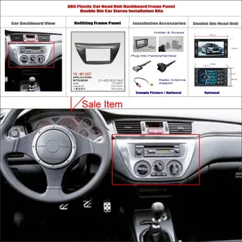 Car Refitting DVD GPS NAV Frame For Mitsubishi Lancer IX 2006 2 DIN CD DVD Panel Dash Board Kit / Radio Frame Audio ABS Fascia