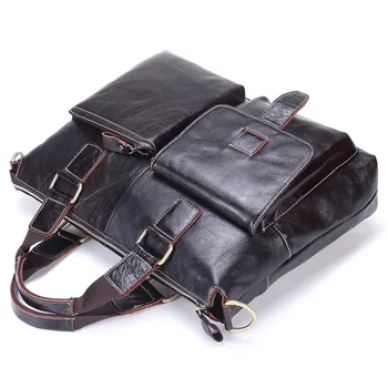 2017 Leather Men Header Layer of Leather Men's Handbag Business Bags Men's Cross Body Single Shoulder Bag Gift