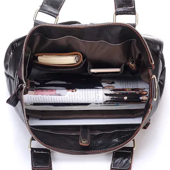 2017 Leather Men Header Layer of Leather Men's Handbag Business Bags Men's Cross Body Single Shoulder Bag Gift