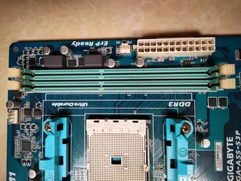 Original desktop motherboard GA-A55-S3P A55-S3P DDR3 Socket FM1 Gigabit Ethernet