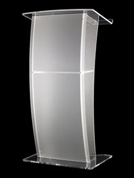 Chinese wind imported acrylic plexiglass high-end podium welcome reception lectern