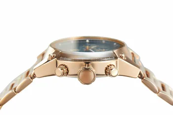 Full 316 steel Womens luxury calendar wristwatch women dress gold silver watches Fashion casual quartz watch Davena 60925 clock