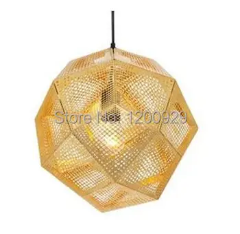 Golden/Silver Famous Irregular T.D Etch Shade Pendant Modern Lamp Design light Home Decoration Living Room/Bedroom PLL-59