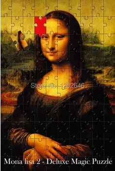 Mona Lisa 2 Magic Puzzle - Magic Tricks, Stage Magic,Mentalism,Close up,Magic Toys,Comedy,Illusion