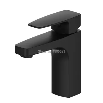 2017 Australian wholesale WELS Solid Brass Deck Mounted Bathroom Vessel Sink Faucet Matte Black Basin Mixer Taps