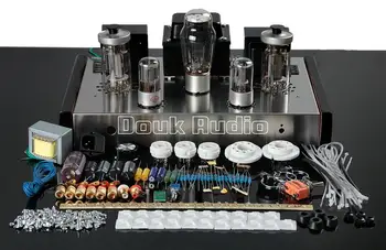 Music Hall Latest 5Z3P+FU50+6N8P Class A Single-ended Tube Audio Amplifier HiFi Valve Amp Pure handmade 13W+13W