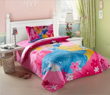 Cotton Bedding set cartoon Printing Minions bedclothes Baby children kids bed linen duvet cover bed 3pcs set