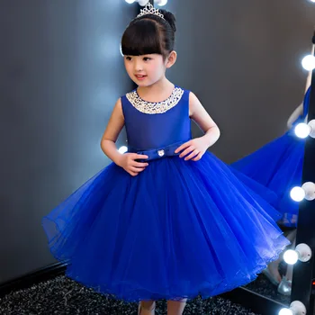 Flower girl princess dress for weddings party summer for size 3 4 5 6 7 8 9 10 11 12 years child 61 costumes Korean tutu dress