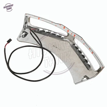 Chrome Motorcycle Front Fairing Headlight Lower Grill case for Honda Goldwing 1800 GL1800 2001-2011