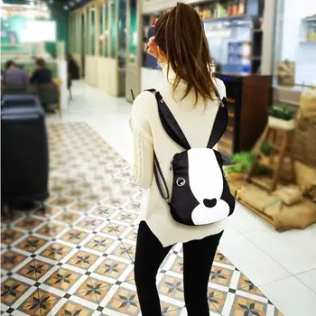 Creative rabbit cartoon cute personality trend of leisure backpack