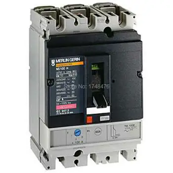 NEW 30632 circuit breaker Compact NS160N - TMD - 100A - 3 poles 3d