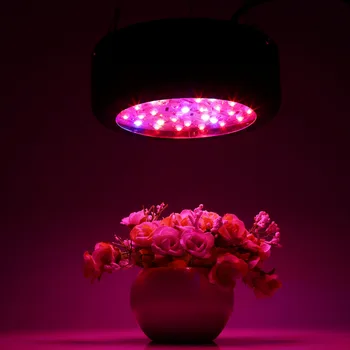 85-265V 360W UFO 36 LED Grow Light Full Spectrum Lamp For Plants Flowering Vegs Growth Black