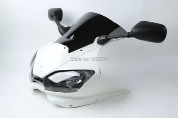 ABS Unpainted Upper Fairing Cowl Combo For Yamaha YZFR6 YZF-R6 2001-2002