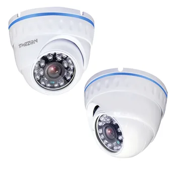 Tmezon 16CH 1080N DVR 16Pcs 1200TVL Dome Camera Home Indoor Security Surveillance CCTV System Outdoor Waterproof Auto IR-Cut Kit