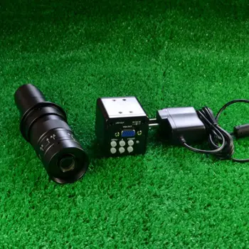 2.0MP HD C-mount Industry Microscope VGA Camera W/ Crosshair 180X C-mount lens