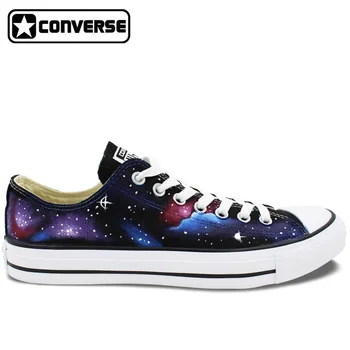 Low Top Galaxy Nebula Original Design Converse All Star Women Men Shoes Custom Hand Painted Shoes Man Woman Sneakers Gifts