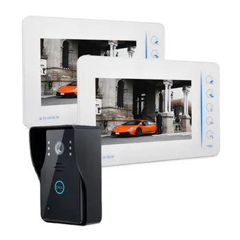 Video door phone Doorbell Touch Button Unlock Night Vision Rainproof Security CCTV Camera Video Intercom