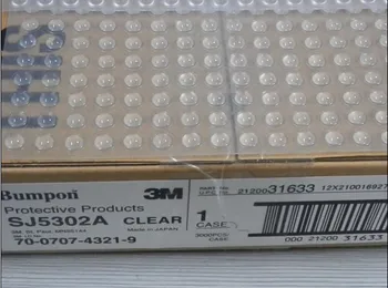3000pcs/box 3M SJ5302 bumpon clear rubber dots 7.9mmx2.2mm,hemisphere