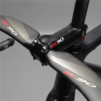 EC90 Genuine Original newest full carbon fiber road bike handlebar car handle racing bend the Bicycle Handlebar 400/420/440MM