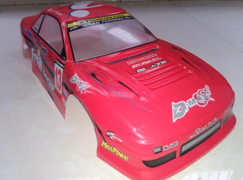 Ewellsold 074 1/10 Scale On-Road Drift Car Painted PVC Body Shell 190MM for 1/10 Radio controlled car 2pcs/lot