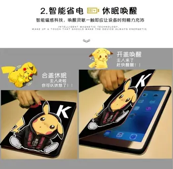 For iPad2 ipad3 ipad4 Cartoon Cute Japan Leather Case Smart Flip Cover For Apple iPad 2 3 4 9.7