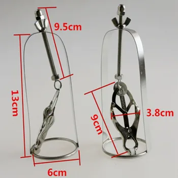 1 Pcs Stainless Steel Metal Breast Clips Nipples Clamps In Adult Games For Female , Fetish Sex Products Toys For Women