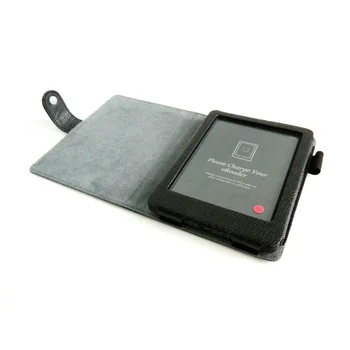 Faux (PU) Leather stand book-style cover case for Kobo Glo Ebook eReader