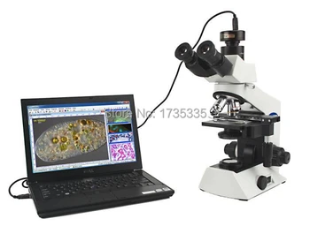 Take microscope photo and video in PC DCE-LX130 1.3MP USB Microscope Camera with analysis Software