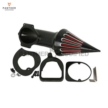 Black Motorcycle Spike Air Cleaner Intake Filter Kit case for Honda Shadow Spirit ACE 750 VT750 1998-2013