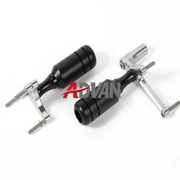 Motorcycle accessories Aluminum Left & Right Frame Sliders Anti Crash Protector fit for 2012-KTM 690 Duke