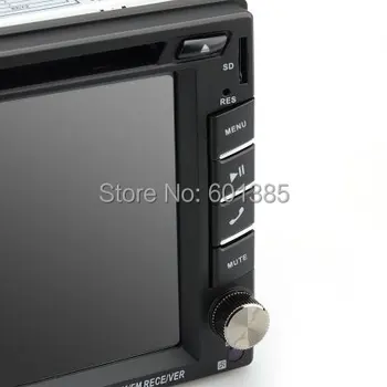 2 DIN 6.2 Inch Universal Car DVD Player - Windows CE 6.0 OS, 800x480 Resolution, GPS, iPod/iPhone Support, RDS, Bluetooth
