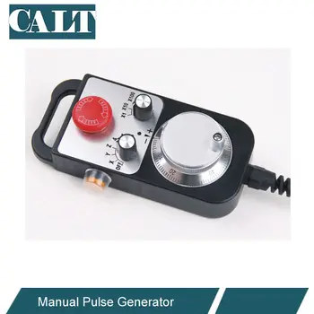 CALT manual pulse generator 6 axis cnc handheld encoder MPG TM1474 with E stop 5.8 meters spiral cable
