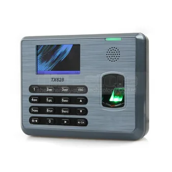 DIYSECUR LCD Biometric Fingerprint Time Clock Attendance Machine TCP/iP RS232/485