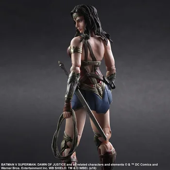 Play Arts KAI Batman v Superman Dawn of Justice No.4 Wonder Woman PVC Action Figure Collectible Model Toy 26cm