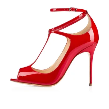 Amourplato Ladies Women Handmade Fashion Balitha 120mm Open Toe Ankle Strap High Heel Sandals
