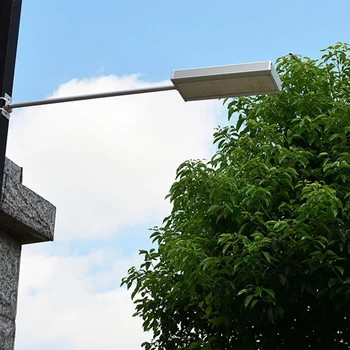 48 LED Outdoor Solar Powerd Wireless Waterproof Security Microwave Radar Sensor Light for Deck Yard Garden Driveway Outside Wall