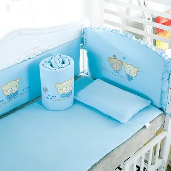 2016 new 4Pcs/sets baby bedding cotton crib bumper baby cotton baby bed arround bumper