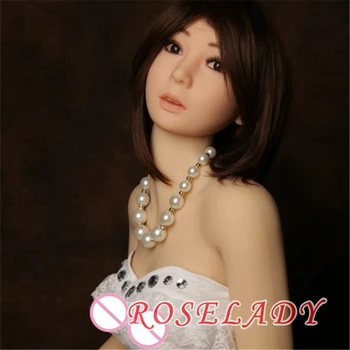Top quality 145cm oral japanese sex doll, silicone dolls with closed eyes, vagina real pussy anal sex toys for men